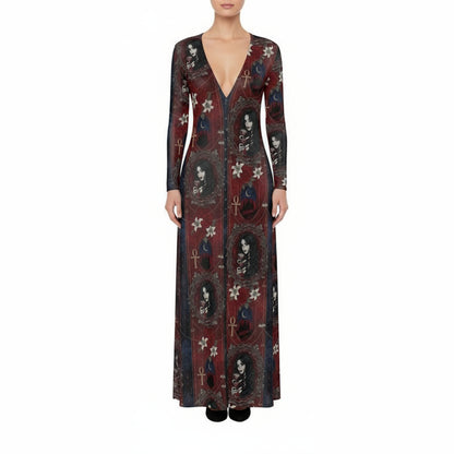 Moonlit Relic Maxi Cardigan By Wild Bloomstitch 2XS-2XL UK Sizes