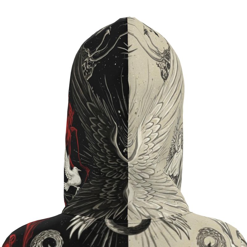 Divine Rift Hoodie Dress by Wild Bloomstitch 2XS-2XL UK Sizes