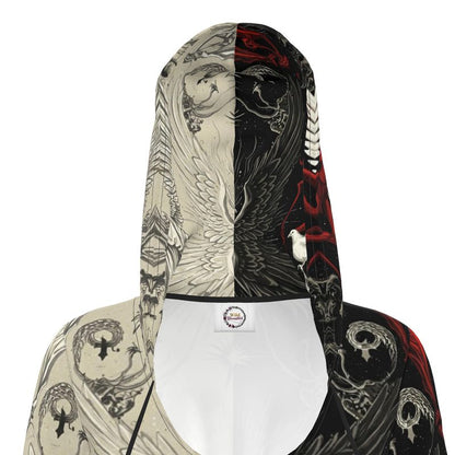 Divine Rift Hoodie Dress by Wild Bloomstitch 2XS-2XL UK Sizes