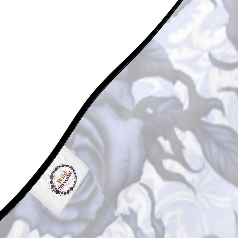 Midnight Bloom Halterneck Backless Dress by Wild Bloomstitch 2XS-2XL UK Sizes