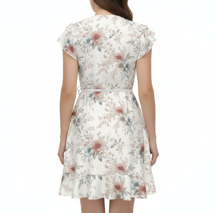 The Petal Drift Tea Dress by Wild Bloomstitch 2XS-2XL UK Sizes