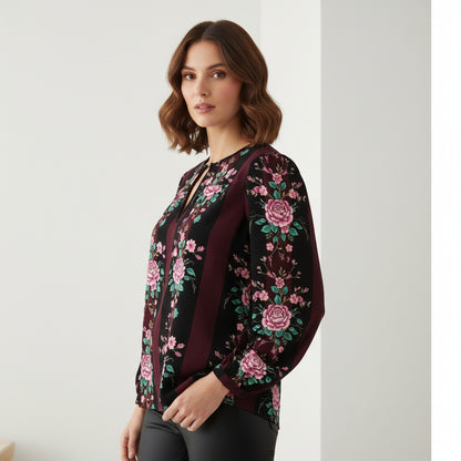 Rose Ritual Blouse by Wild Bloomstitch 2XS-7XL UK Sizes