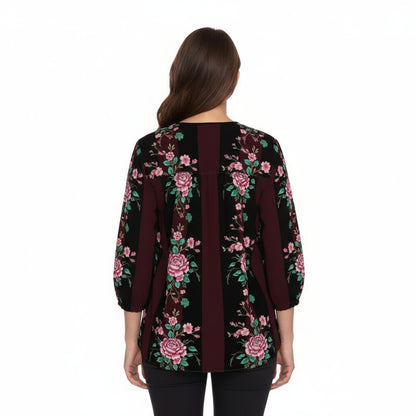 Rose Ritual Blouse by Wild Bloomstitch 2XS-7XL UK Sizes