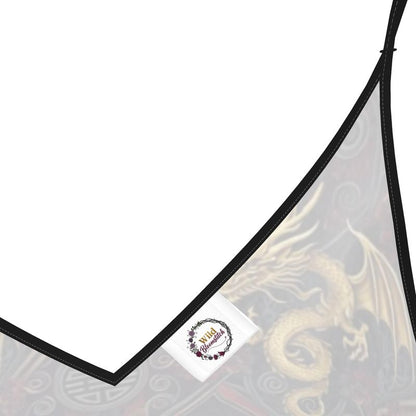 Golden Rebellion Maxi Slip Dress by Wild Bloomstitch 2XS-7XL UK Sizes