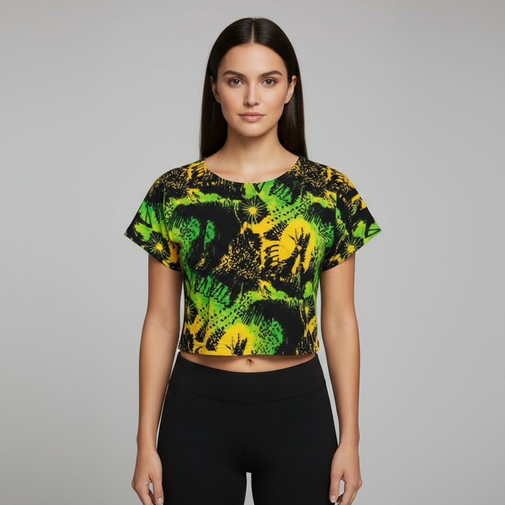 Sunflare Nomad Crop Top by Wild Bloomstitch 2XS-4XL UK Sizes