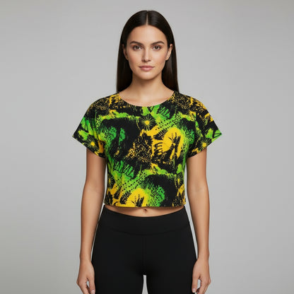 Sunflare Nomad Crop Top by Wild Bloomstitch 2XS-4XL UK Sizes
