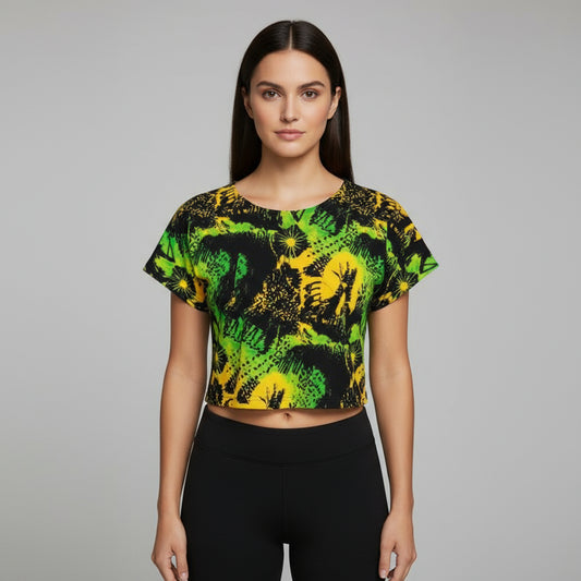 Sunflare Nomad Crop Top by Wild Bloomstitch 2XS-4XL UK Sizes