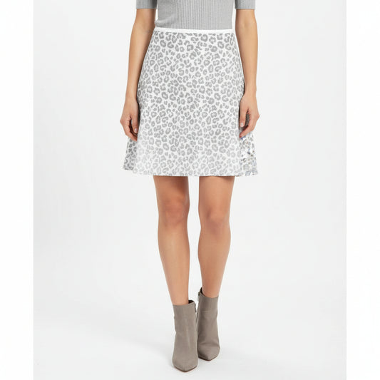 Leopard Luxe Flared Skirt by Wild Bloomstitch 2XS – 4XL UK Sizes