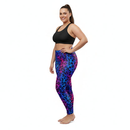 Electric Panther Leggings by Wild Bloomstitch XS-4XL