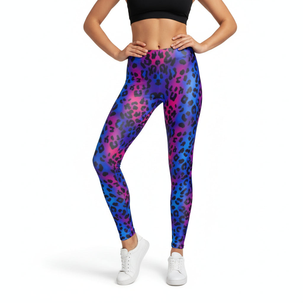Electric Panther Leggings by Wild Bloomstitch XS-4XL