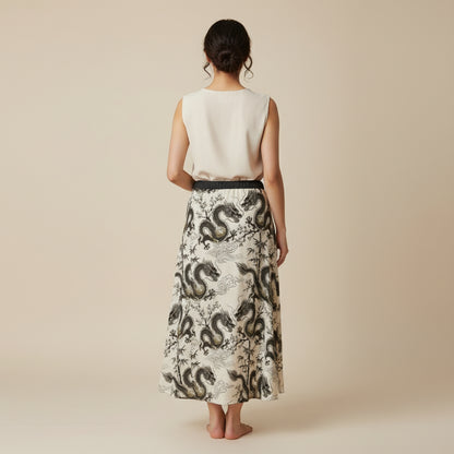 Outlaw Reverie Western Maxi Skirt by Wild Bloomstitch 2XS-2XL UK Sizes