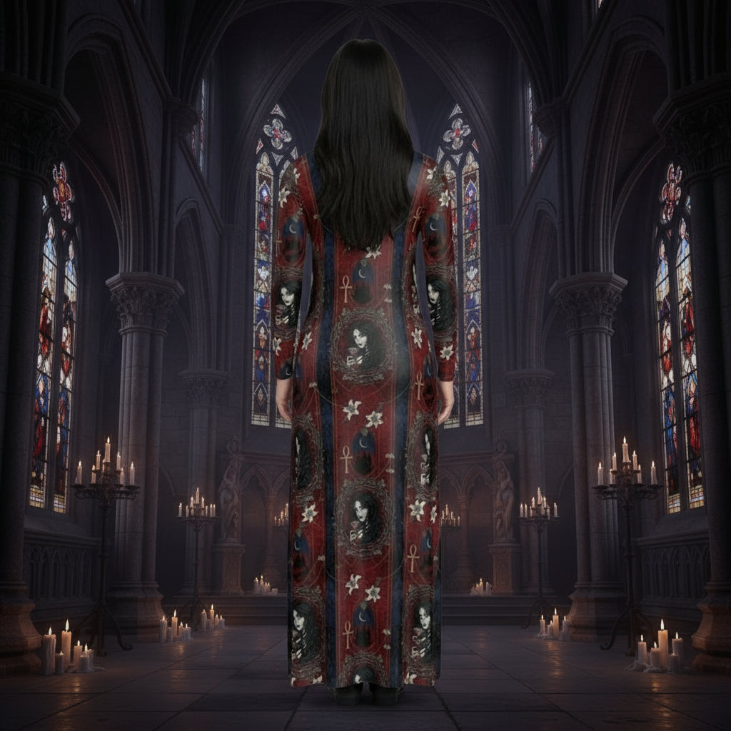 Moonlit Relic Maxi Cardigan By Wild Bloomstitch 2XS-2XL UK Sizes