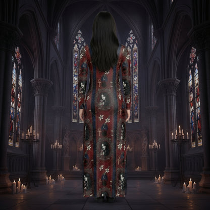 Moonlit Relic Maxi Cardigan By Wild Bloomstitch 2XS-2XL UK Sizes