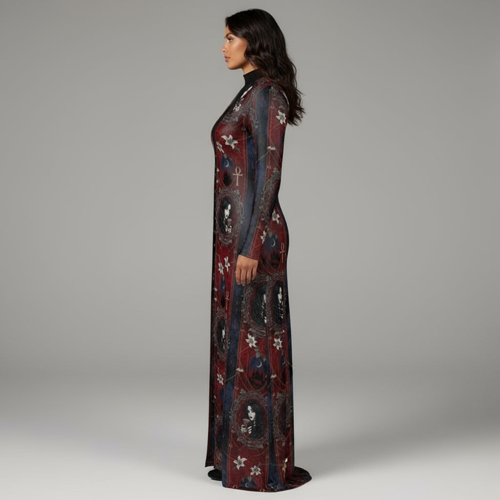Moonlit Relic Maxi Cardigan By Wild Bloomstitch 2XS-2XL UK Sizes