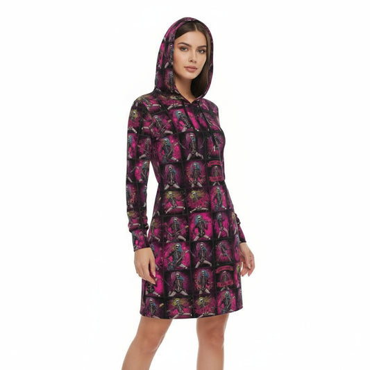 Wild Bloomstitch Born to Shred Hoodie Dress 2XS-2XL