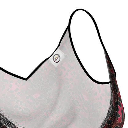 Crimson Prowl Leopard Print Cami Top 2XS-2XL UK Sizes