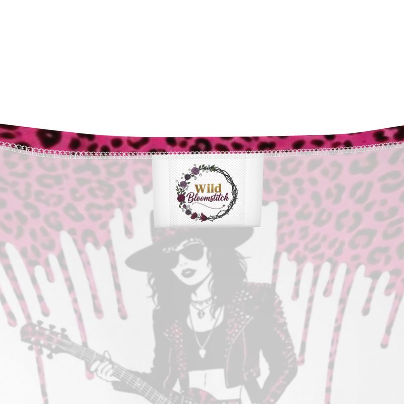 Rocking Worlds Crop Top by Wild Bloomstitch 2XS to 4XL UK Sizes