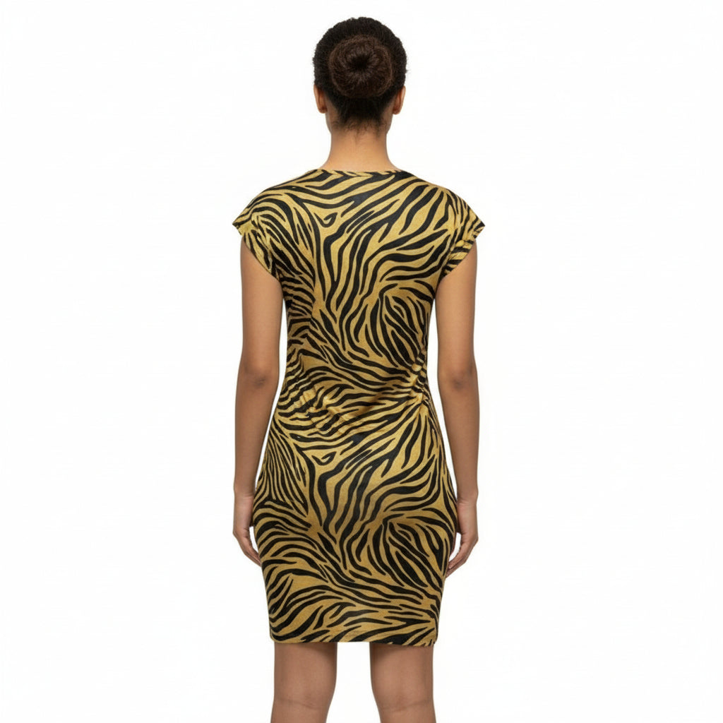 Golden Gallop Tunic T-Shirt Dress by Wild Bloomstitch XS-4XL UK Sizes