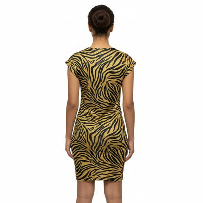 Golden Gallop Tunic T-Shirt Dress by Wild Bloomstitch XS-4XL UK Sizes